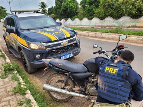 Prf Apreende Motocicleta Adulterada E Prende Condutor Em Redenção Do