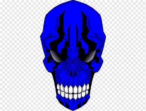 Human Skull Symbolism Computer Icons King Skull Blue Color