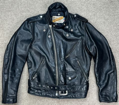 Schott Nyc Perfecto Vintage Leather Motorcycle Biker Gem