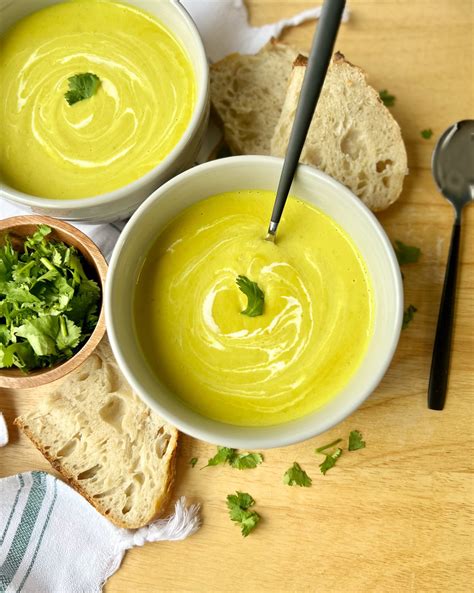 Quick Eggplant Coconut Soup Healing Slice