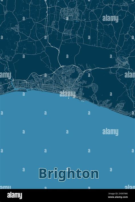 map brighton uk res stock photography images alamy