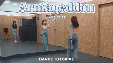 AESPA 에스파 ARMAGEDDON 아마겟돈 full countㅣ안무 배우기 완곡ㅣDANCE TUTORIAL