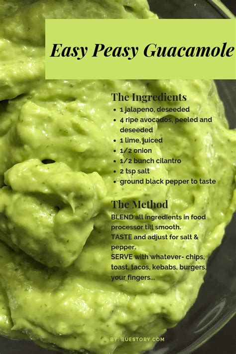 Easy Peasy Guacamole True Story