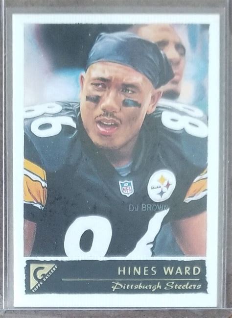 Topps Gallery Hines Ward Pittsburgh Steelers Football Card Ebay