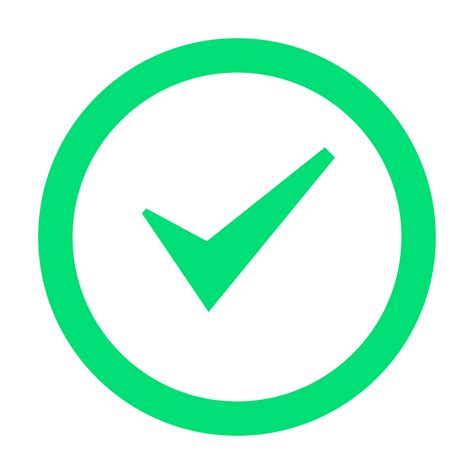Check Mark Icon Transparent Background Checkmark Icon Approved Symbol