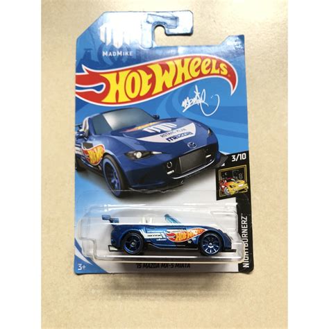 Hot Wheels 15 Mazda MX 5 Miata Blue Shopee Malaysia