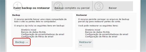 Como Fazer O Backup Completo Da Sua Conta Cpanel Para Transferi La A