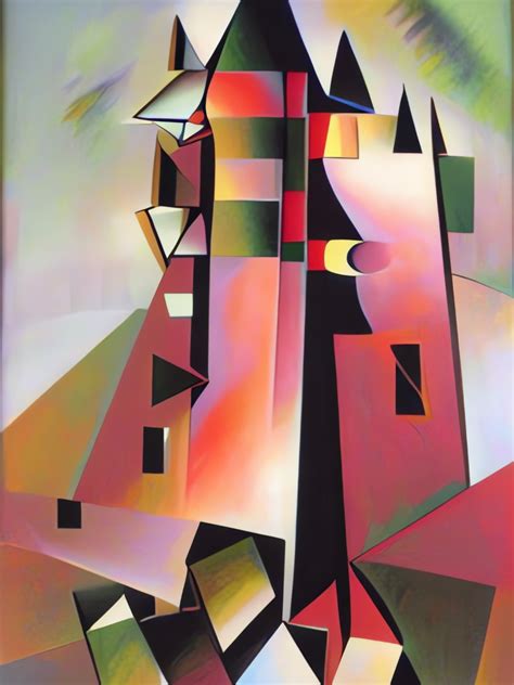Dbee Cubist Based On Nude Photo Arthub Ai