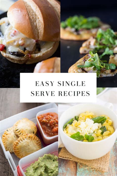 Delicious Single Serve Recipes