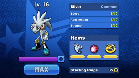 Sonic Forces Speed Battle Silver Gameplay Max Level YouTube