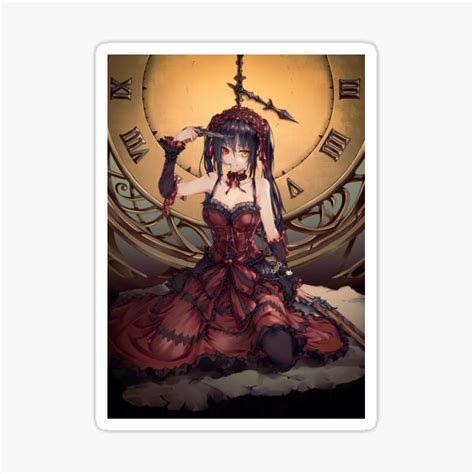 Pegatina Lascivo Tokisaki Kurumi Tetas Culo Muslos Panty Date A Live Sexy Hentai Ecchi Anime