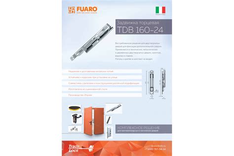 Задвижка Fuaro (Фуаро) торцевая TDB 160-24 сталь (Италия) купить в ...