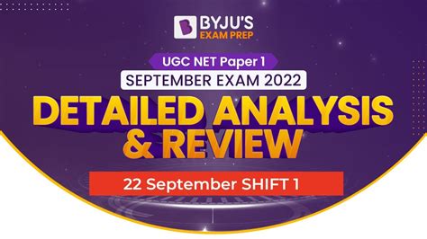 Ugc Net Analysis Paper Sept Shift Ugc Net Answer