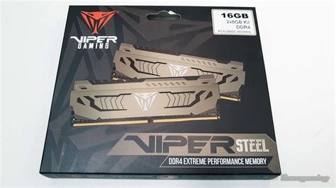 Patriot Viper Steel DDR4-3600 16GB Kit - Review Memorias