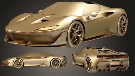 Vehicles Ferrari J50 Cars1409 3d Stl Model For Cnc