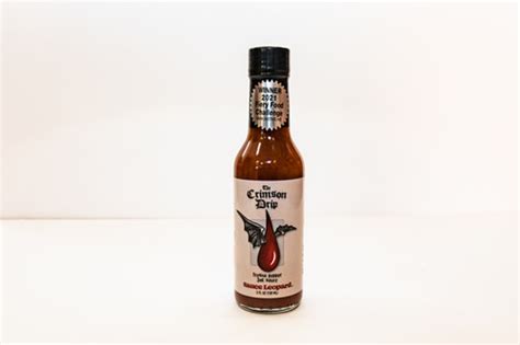 Sauce Leopard The Crimson Drip Hot Sauce Houseofhotsauce