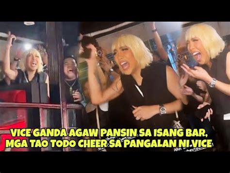 VICE GANDA AGAW PANSIN SA ISANG BAR VICE BIGLAANG NAPAKANTA MGA TAO