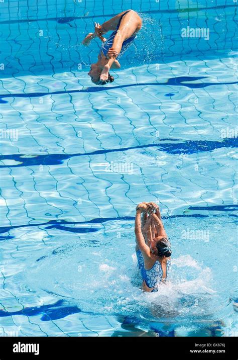 Russian synchronized swimming team gold hi-res stock photography and images - Alamy