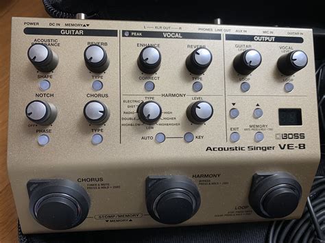 VE-8 Acoustic Singer - Boss VE-8 Acoustic Singer - Audiofanzine