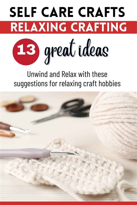 Self Care Craft Ideas to Unwind and Relax