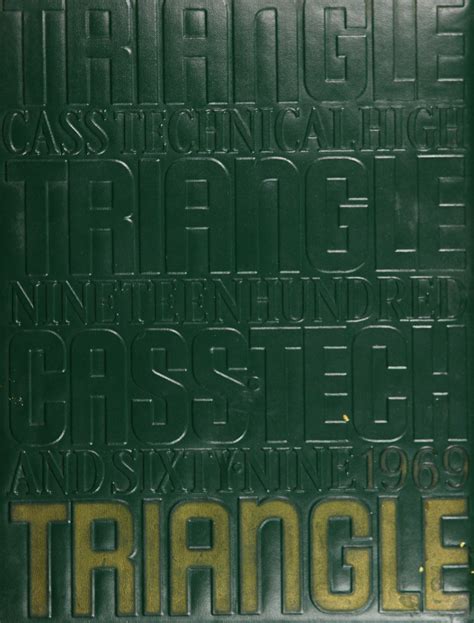 1969 Yearbook From Cass Technical High School From Detroit Michigan