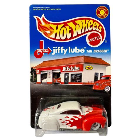 Hot Wheels Vintage Jiffy Lube Tail Dragger Special Edition Jiffy Lube Oil Change Exclusive