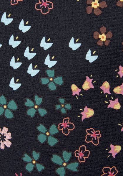 S Oliver Bikini Hose Milly Schwarz Bedruckt