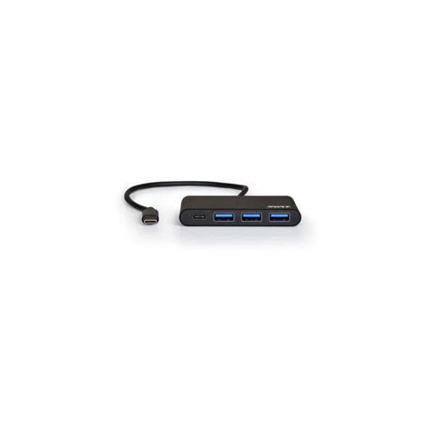 Port Designs 900122 USB-C Hub 3 Port - USB 3.0 + 1 x USB-C Port - GeeWiz