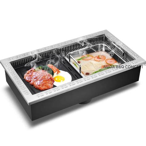 Hot Pot Table Korean BBQ Table MEDA BBQ CONCEPT
