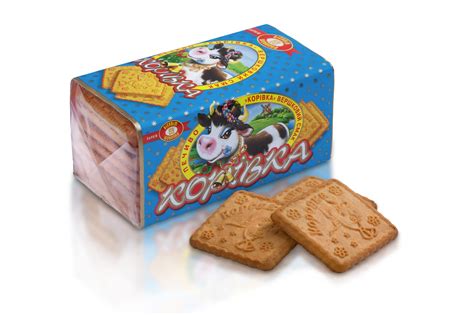 Печенье Бисквит Шоколад Коровка, сливочный вкус,180 гр., уп (9183-1 ...