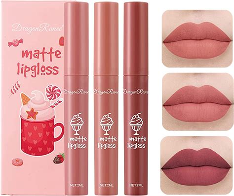 Amazon Pcs Nude Matte Lipstick Set Nude Lipstick Velvet Air Moisture Smooth Crayon Lip