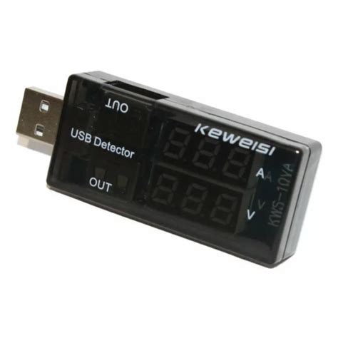 USB Tester Keweisi KWS-10VA USB тестер тока и напряжения на 2 выхода ...