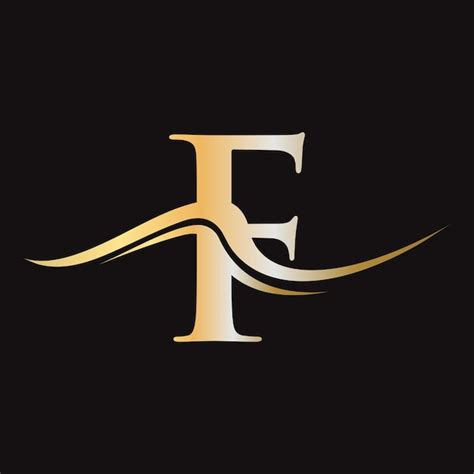 Premium Vector Letter F Logo Vector Template F Logotype Icon Luxury