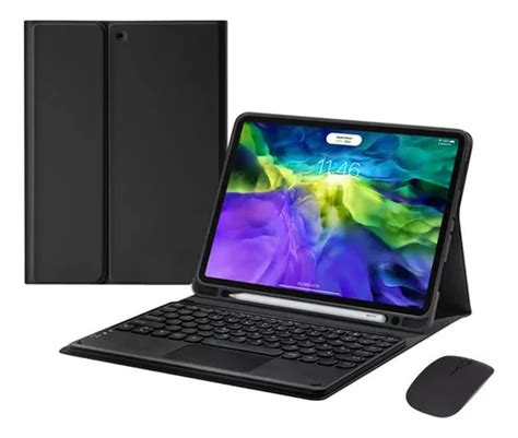 Capa Teclado Touch E Mouse Para Ipad Air Pro Parcelamento