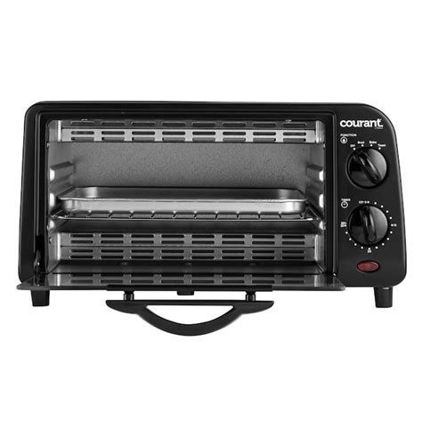 Courant 2 Slice Black Toaster Oven Automatic Shut Off Wto621k697 At