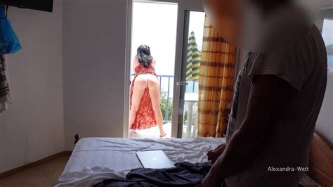 HOTELBOY FUCKS MY ASS ON THE TERRACE
