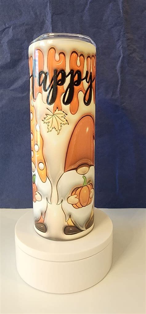 Fall Gnome Tumbler Gnome Lover Ts Tumbler With Straw T For