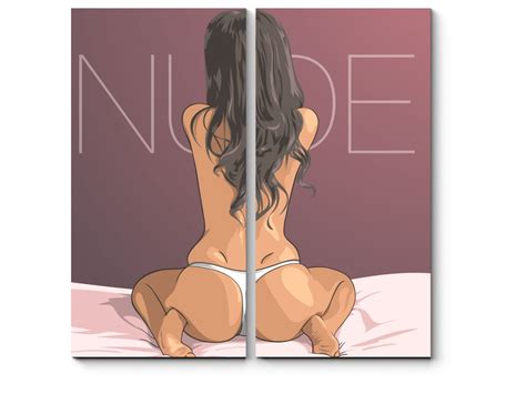 Модульная картина Обнаженный Nude купить по выгодной цене в интернет магазине OZON 687992201