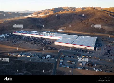 United States Tahoe Reno Industrial Center: aerial view of the Giga ...