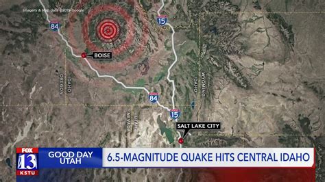 Magnitude 6 5 Earthquake Shakes Idaho