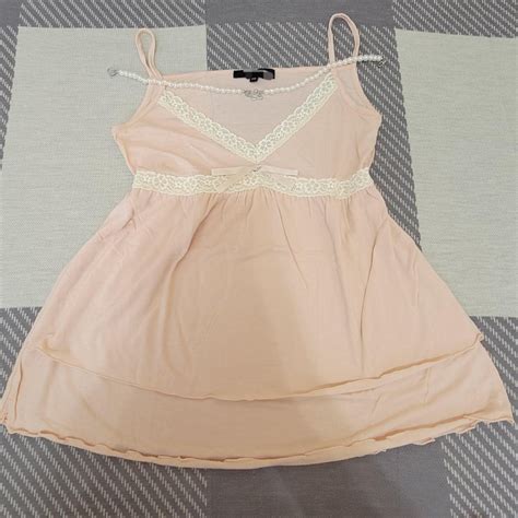 Dainty Princess Pink Ruffle Babydoll Depop In Hot Girl Outfits Baby Pink Dresses