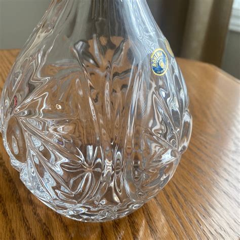 Bohemia Czech Republic Lead Crystal 24 Pb0 Vintage Crystal Decanter Classic And Kitsch