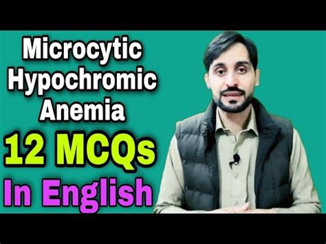 Microcytic Hypochromic Anemias In English Best Mcqs Chapter