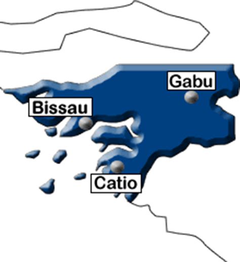 Guinea Bissau Map Travel Information Tourism Geography