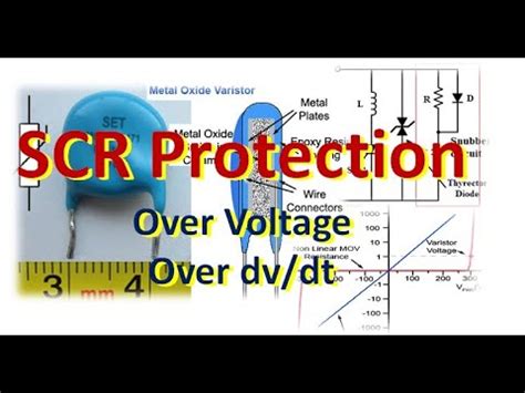 Protection Of Scr Thyristor Over Voltage Over Dv By Dt Snubber