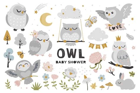 Baby Owl Clipart