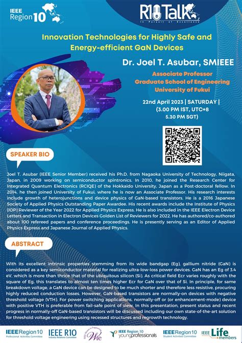 Ieee Region 10 Asia Pacific Region On Linkedin Ieee R10 Webinar