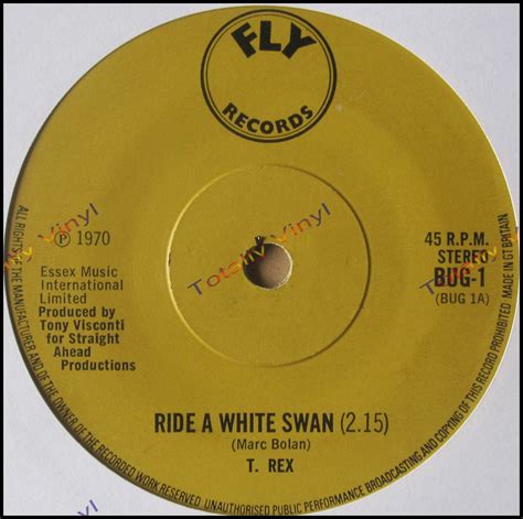 Totally Vinyl Records T Rex Ride A White Swan Is It Love