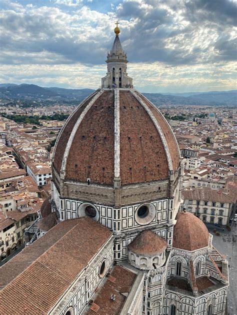 High Angle View of a Florence Cathedral Dome · Free Stock Photo