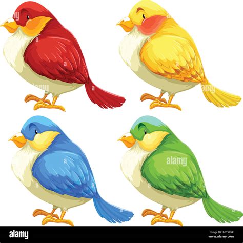 Birds Flying Up Stock Vector Images Alamy